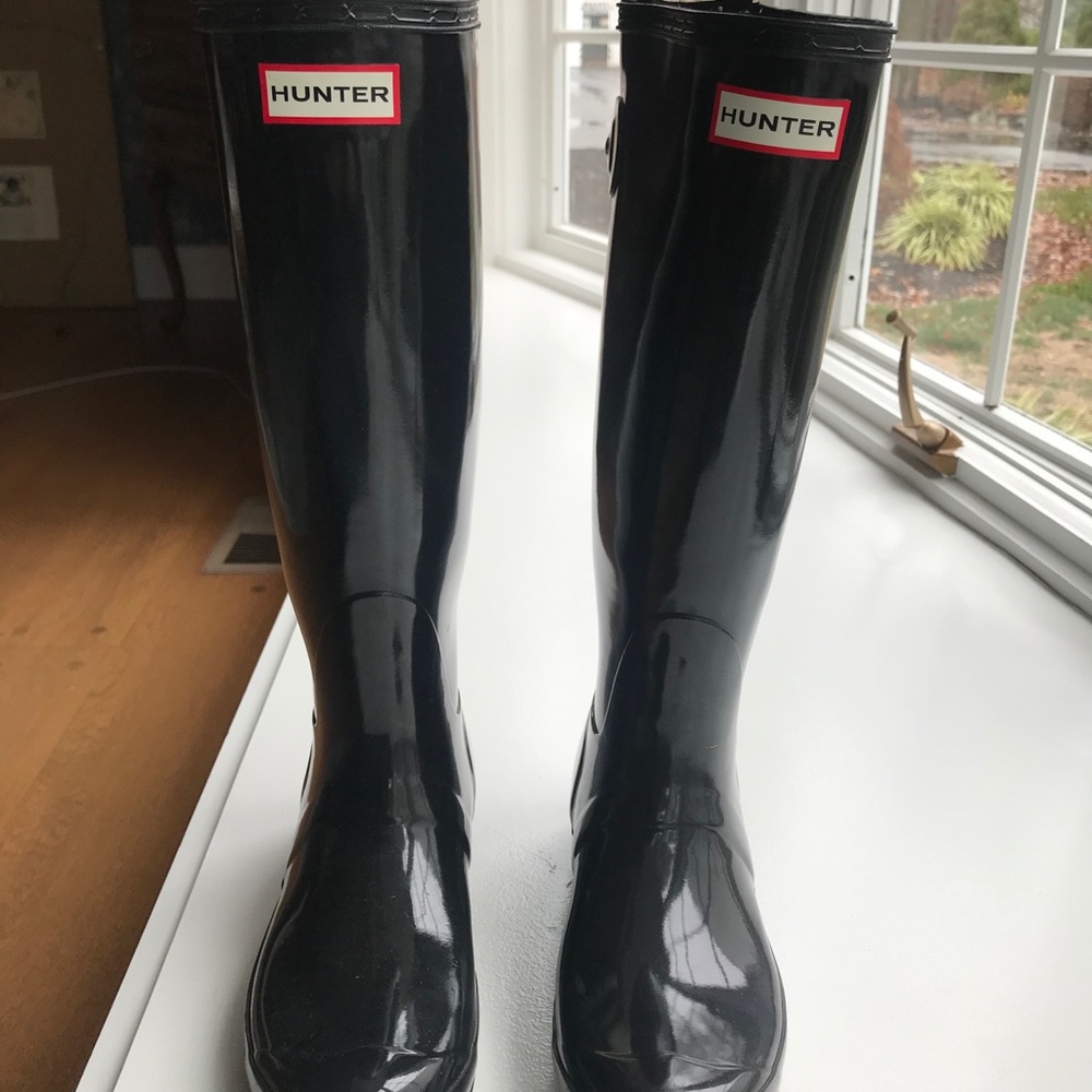 Hunter Tall Glossy Rainboots